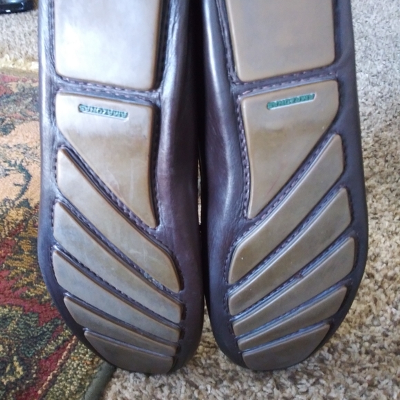 Robert Zur Leather Slip On Driving Loafers